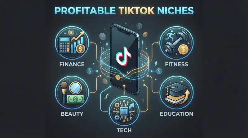 The Most Profitable TikTok Niches in 2025 (And Exactly How to Monetize Them) featured image